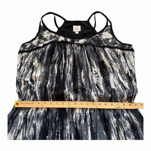 Suzi Chen For Maggy Boutique Maxi Dress Womens 18W Silk Tie Dye Print Pull Over - Picture 7 of 10